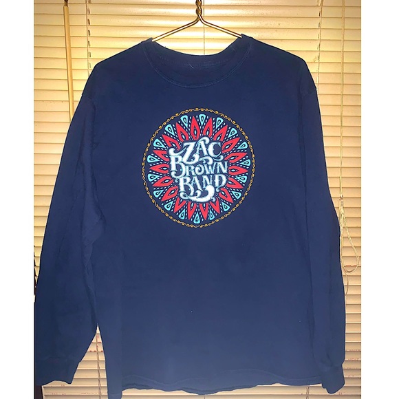 zack brown’s Southern Ground Other - Zach Brown band double sided graphic T-shirt concert 2016 tour sz L Long sleeve